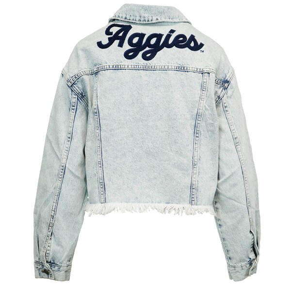 U-State Women's Hype and Vice Jean Jacket Aggies